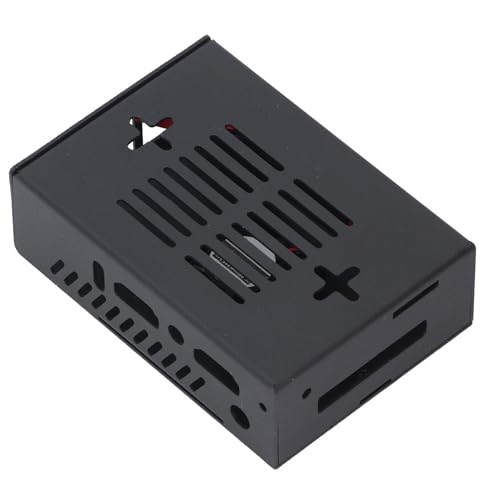 Orange Pi 5 Max Zinklegungshülle, Kühlmetallhülle/Gehäuse mit Kühllüfter, 2 Pin -Schnittstelle, Einzelbrett -Computermetallkühlgehäuse mit Orange Pi 5 Max Kompatibel von Elprico