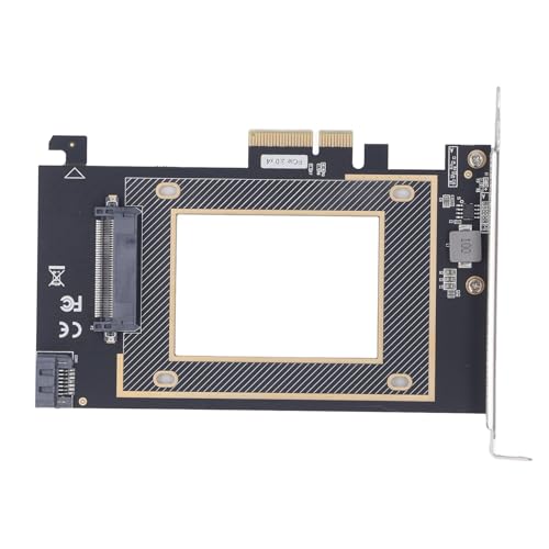 Elprico PCIe-auf-U.2-Adapter, PCIe 3.0X 4 auf SFF-8639 PCIe-Adapter, 32 Gbit/s U.2 auf PCIe-Adapter für 2,5-Zoll-Festplatte Elprico PCIe-auf-U.2-Adapter, PCIe 3.0X 4 auf SFF-8639 PCIe-Adapter, 32 Gbit/s U.2 auf PCIe-Adapter für 2,5-Zoll-Festplatte von Elprico