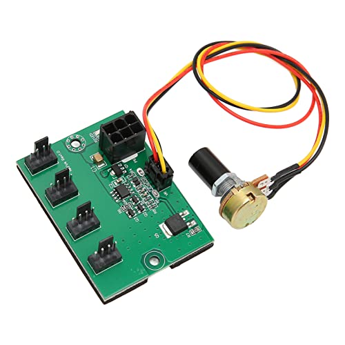Elprico PWM PC Gehäuse Lüfter Hub, 6Pin 12V Netzteil Computergehäuse Lüfter Adapter 2 Pin 3 Pin 4 Pin 4 Wege Splitter PC Gehäuse Lüfter Drehzahlregler für PC Lüfter Elprico PWM PC Gehäuse Lüfter Hub, 6Pin 12V Netzteil Computergehäuse Lüfter Adapter 2 Pin 3 Pin 4 Pin 4 Wege Splitter PC Gehäuse Lüfter Drehzahlregler für PC Lüfter von Elprico