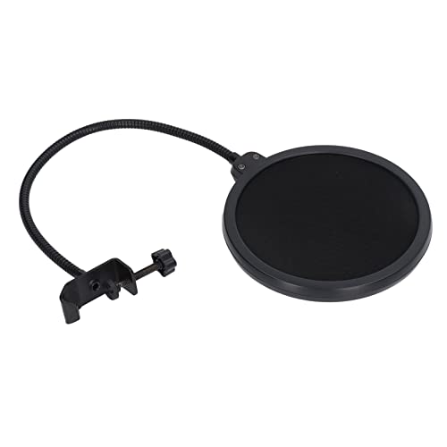 Elprico Professioneller Mikrofon-Popschutz, Langlebiger Mikrofonfilterschutz 360 Grad Flexibel Einstellbarer Popschutz Elprico Professioneller Mikrofon-Popschutz, Langlebiger Mikrofonfilterschutz 360 Grad Flexibel Einstellbarer Popschutz von Elprico