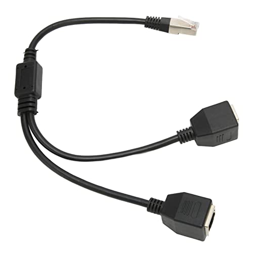 Elprico RJ45-Ethernet-Splitterkabel, Stabile Schnelle Übertragung, 1 Stecker auf 2 Buchsen, Cat5-RJ45-Splitterkabel für Router-Modem Elprico RJ45-Ethernet-Splitterkabel, Stabile Schnelle Übertragung, 1 Stecker auf 2 Buchsen, Cat5-RJ45-Splitterkabel für Router-Modem von Elprico