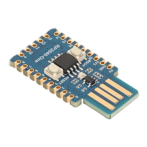 Elprico RP2040 EIN Mikrocontroller, EIN USB-A-Stecker, Dual-Core-4-MB-Flash-PCB-Pico-Erweiterungskarte für Raspberry Pi von Elprico