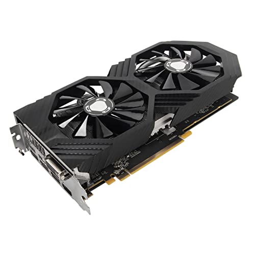 Elprico RX590 Gaming-Grafikkarte, 8 GB GDDR5 256-Bit-Desktop-Computer-Grafikkarte, Grafikkarte mit Schneller Wärmeableitung für Desktop-Computer von Elprico