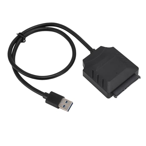 Elprico SATA-zu-USB-3.0-Kabel, USB-3.0-zu-SATA-III-Festplattenadapter für 2,5-3,5-Zoll-HDD-Festplatten, Kompatibel mit 98 SE ME 2000 XP 7 8 10, Linux, OS X 8.6 oder Höher Elprico SATA-zu-USB-3.0-Kabel, USB-3.0-zu-SATA-III-Festplattenadapter für 2,5-3,5-Zoll-HDD-Festplatten, Kompatibel mit 98 SE ME 2000 XP 7 8 10, Linux, OS X 8.6 oder Höher von Elprico