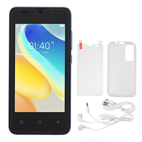 Elprico Smartphone Entsperrt, 4,66-Zoll-HD-Bildschirm, 2100-mAh-Akku, RAM 1 GB ROM 8 GB Gesichtserkennung, Dual-SIM GSM Entsperrt 3G Internationales Modell(Hellblau) von Elprico