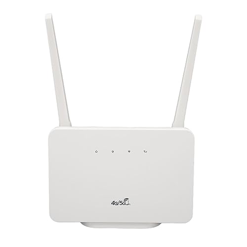 Elprico Tragbarer 4G-LTE-Router, 150-Mbit/s-WLAN-Router mit SIM-Steckplatz für Mehrere Geräte, für Reisen, Zuhause und Büro (EU-Stecker) von Elprico