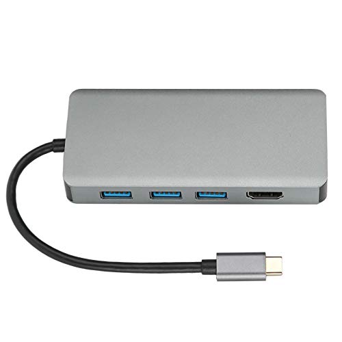 Elprico Typ-C-Hub-Adapter, 3840 X 2160P 4K Typ C auf HDMI-Kabel, VGA-Konverter USB B0504 für Home-Office von Elprico