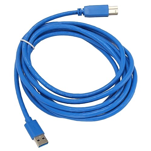 Elprico USB 3.0 A-Stecker auf B-Stecker-Kabel, 5 Gbit/s Übertragung, Breite Anwendung, Langlebiges Material, 9,8 Fuß/3 M von Elprico