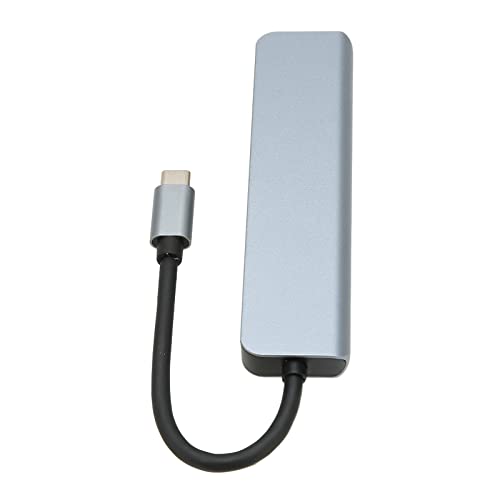 Elprico USB-C-Hub, 6-in-1-USB-Hub-Adapter, Typ C auf HD-Multimedia-Schnittstelle, USB3.0, USB2.0, PD-Speicherkarte, Speicherkarte, Multiport-USB-C-Adapter von Elprico