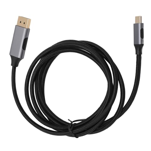 Elprico USB-C-auf-DisplayPort-1.4-Kabel, 8K-60-Hz-Typ-C-auf-DP-1.4-Kabel, mit HBR3, DSC, FEC, HDCP 2.2, USB-Typ-C-auf-DisplayPort-1.4-Kabel für Laptop, Mobiltelefon, 5,9 Fuß von Elprico