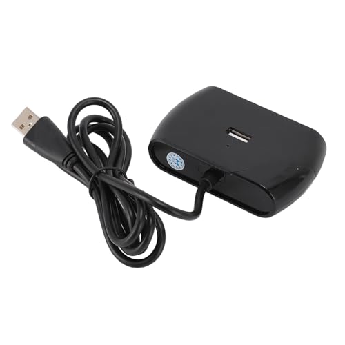 Elprico USB-Hub, 4-Port-USB-Adapter, Professioneller 480 Mbit/s USB2.0-zu-4-Port-Hub, USB-Extender für Laptop, PC, für Windows für Linux-Systeme von Elprico