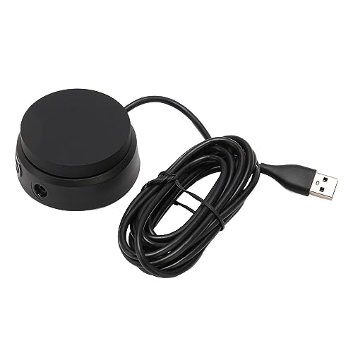 Elprico USB-Kopfhörerverstärker, USB 2.0, 96 kHz, 24-Bit-Mikrofonüberwachung, 3,5-mm-Klinkenstecker, 8,2 Fuß Langes Kabel, Externe USB-Soundkarte für Headset, PC, Laptop von Elprico