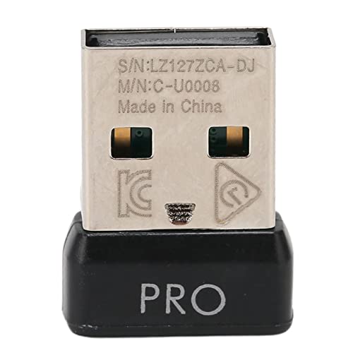 Elprico USB Maus Empfänger für Logitech G PRO, Wireless 2.4G Technologie Signal Stabiler Mini Maus Empfänger, Signal Stabil Einfach zu Ersetzen Adapter für Logitech G PRO Wireless Mouse von Elprico