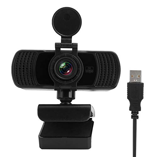 Elprico USB Webcam, 2K 1440P PC Kamera mit Mikrofon, Desktop Computer Kamera mit Live-Übertragung für YouTube, Skype-Videoanrufe, Lernen, Konferenzen(PC-06) von Elprico