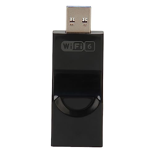 Elprico USB WiFi 6 Adapter, 2,4 5,8 G Dual Band WiFi Adapter, WPA3 Verschlüsselung 1800 Mbit/s WiFi Adapter mit 2 2 DBi Antenne für PC für Windows 11 10 von Elprico