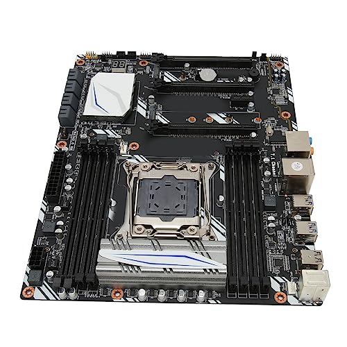 Elprico X99 Gaming-Motherboard, LGA2011 V3 V4 NVME M.2 Gaming-Motherboard, ATX-Motherboard mit Gigabit-NIC für Desktop-PC von Elprico