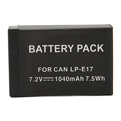 Ersatz LP E17 Akku, Kamera Akku Intelligent High Capacity 1040mAh Ersatz für 200D II R10 RP 750D M6mark2 800D 850D 77D 760D M3 M5 Ersatz LP E17 Akku, Kamera Akku Intelligent High Capacity 1040mAh Ersatz für 200D II R10 RP 750D M6mark2 800D 850D 77D 760D M3 M5 von Elprico