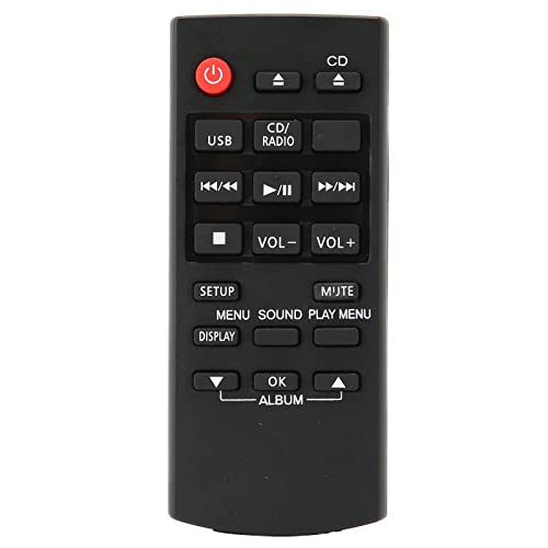 Fernbedienung für N2QAYC000081,Fernbedienung -Lautsprecher Fernbedienung für SC-HC37GK-S SC-HC58 SC-HC38 von Elprico