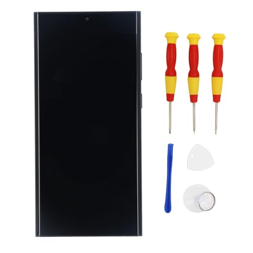 Galaxy S23 Ultra Bildschirm-Ersatz mit Rahmen, für Galaxy S23 Ultra EU-Version S918B Internationale Version, Bildschirm-Ersatz-Set, LED-Touch-Display-Digitizer Galaxy S23 Ultra Bildschirm-Ersatz mit Rahmen, für Galaxy S23 Ultra EU-Version S918B Internationale Version, Bildschirm-Ersatz-Set, LED-Touch-Display-Digitizer von Elprico
