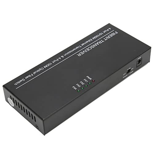 Gigabit-Ethernet-Glasfaserkonverter, 8 Ports 10 100Mbps Ethernet Optical Switch, Tx1310nm Voll-Halbduplex-Glasfaser-Medienkonverter von Elprico