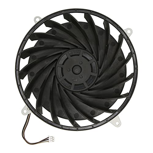 Interner Lüfter, Universeller 17-Blatt-Kühler-Ersatz für PS5-Spielekonsole, 12 V 1,9 A Allgemeiner Lüfter G12L12MS1AH 56J14 von Elprico