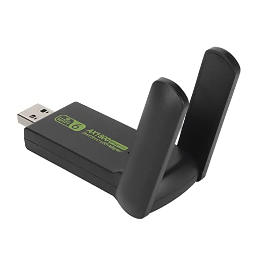 Kabelloser USB-WLAN-Adapter für Desktop-PC, Netzwerk-Dongle mit Dualband 2,4 GHz/573,5 Mbit/s, 5 GHz/1201 Mbit/s, 3 DBi High-Gain-Antenne für Laptop-Computer von Elprico