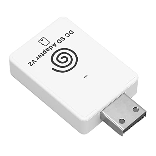 Kartenleser, Speicher Kartenleser Adapter, DC-Speicher Karten Adapter Leser, Unterstützung TF-und SD-Karte für Sega Dreamcast für Dreams Hell V 4.0 von Elprico