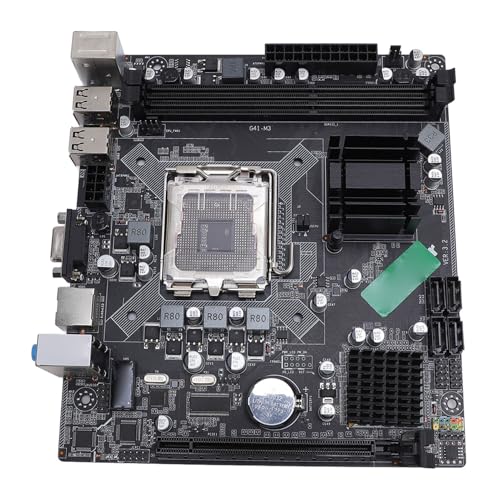 LGA 775 Motherboard, G41 M3 Gaming Motherboard für Desktop -PC -Unterstützung für Core für Celeron -CPU -Prozessoren, DDR3x2 PCI E X16 Serial ATA 2.0 Desktop -Computermantel LGA 775 Motherboard, G41 M3 Gaming Motherboard für Desktop -PC -Unterstützung für Core für Celeron -CPU -Prozessoren, DDR3x2 PCI E X16 Serial ATA 2.0 Desktop -Computermantel von Elprico