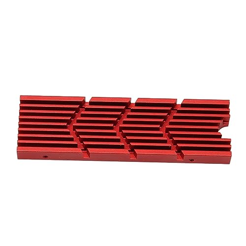 M.2 SSD-Kühlkörper für Effiziente Kühlung, NVMe 2280 SSD-Kühler mit 3 Wärmepads, Einfache Installation für PC für PS5 für M.2 PCIE NVMe von Elprico
