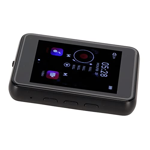 MP3-Player, 2,4-Zoll-Voll-Touchscreen-Musikplayer mit Videowiedergabe, Verlustfreier Sound, Bluetooth 5.0, FM-Radiorecorder, Integrierter Lautsprecher, MP4, MP5-Musikplayer von Elprico