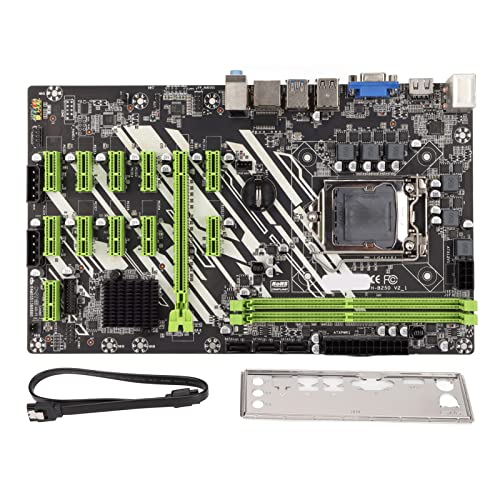 Mining Mainboard, Computer Motherboard Gigabit LAN 2 Kanal DDR4 3 SATA3.0 VGA Schnittstelle Unterstützt IntelCoreTM, für Pentiume Mining Mainboard, Computer Motherboard Gigabit LAN 2 Kanal DDR4 3 SATA3.0 VGA Schnittstelle Unterstützt IntelCoreTM, für Pentiume von Elprico