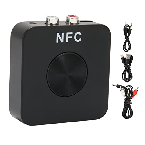 NFC-Bluetooth-Adapter, Bluetooth 5.0 10Hz-20HKz Wireless Audio Adapter AUX-Empfangs-Sende-Combo-Freisprecheinrichtung für das Auto zu Hause von Elprico
