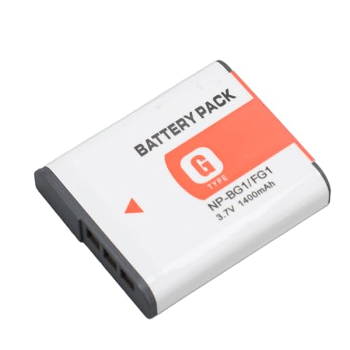NP BG1 1400 MAh Wiederaufladbarer Akku, 3,7 V 1400 MAh Tragbarer, Streng Getesteter Akku für DSC W30 DSC W40 DSC W50 DSC W85 NP BG1 1400 MAh Wiederaufladbarer Akku, 3,7 V 1400 MAh Tragbarer, Streng Getesteter Akku für DSC W30 DSC W40 DSC W50 DSC W85 von Elprico