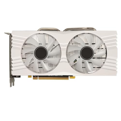 RX580 8 GB Grafikkarte, 256 Bit GDDR5 1286 MHz 7000 MHz AMD-Grafikkarte für PC-Gaming, DP-HDMI-Ausgang, PCI Express 3.0 mit Zwei Lüftern für Büro und Gaming von Elprico