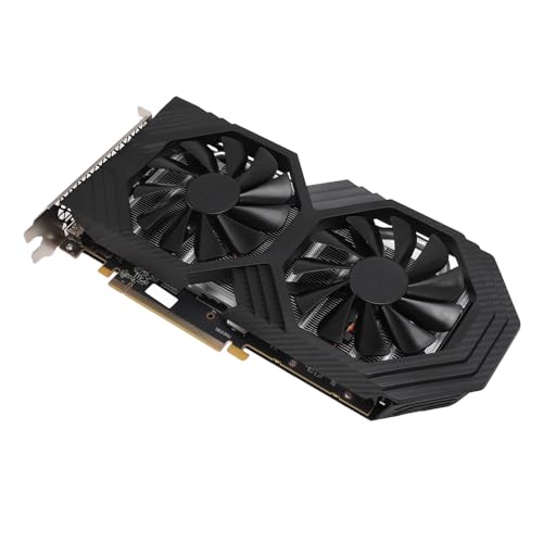 RX590 8 GB Grafikkarte, 256-Bit-GDDR5-Video-Grafikkarte für Gaming-Computer, Unterstützt DirectX 12 PCI Express 3.0 X16, 3 DisplayPort, mit Dual-Lüfter-Grafikkarte für PC-Gaming von Elprico