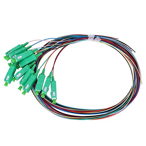 SC/APC-Single-Mode-Glasfaser, Single-Mode-Fiber-Pigtail-Kabel 12-adrig SC/APC-0,9 mm für Netzwerke Kommunikationssystem Glasfasernetzwerke und Instrumente usw. von Elprico