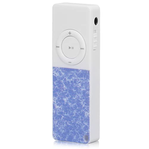 Schlanker MP3-Player, Klassischer Multifunktions-HiFi, Verlustfreier Sound, Unterstützt 64 GB (Blau) von Elprico