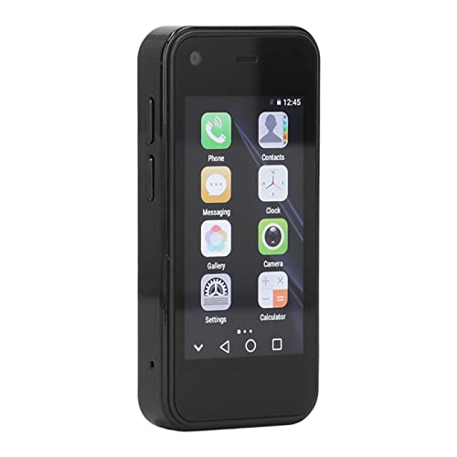 Smartphone, Kleines Kindertelefon, 3G, 2,5 Zoll WiFi, GPS, 1 GB RAM, 8 GB ROM, 5 MP Quad-Core-Dual-SIM, Entsperrtes Kleines Telefon für Android-Handys (Fantasy Nacht Schwarz) von Elprico
