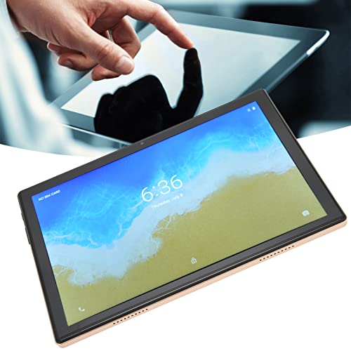 Tablet 10 Zoll Android 11 Tablets, 4 G RAM 128 G Erweitern Sie den 3000-mAh-Akku, Octa-Core-Prozessor Tableta, 6 MP + 8 MP HD-Kamera, Dual-SIM, Dual-Standby von Elprico