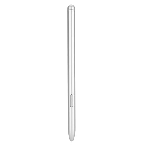 Tablet-Eingabestift für Galaxy Tab, Ersatz-Touchscreen-Eingabestift, Professioneller Tablet-Eingabestift mit 5 Ersatzspitzen-Ständer (Silver) von Elprico