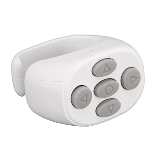 Tiktok-Fernbedienung, Tiktok-Scrolling-Ring, Kabelloses Telefon, Selfie-Auslöser-Ring, Finger-Scroller-Fernbedienung mit 50 MAh für Zuhause (Weiss) von Elprico