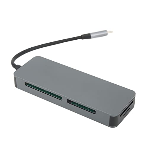 USB C Hub Adapter, 8 Ports High Speed ​​USB3.0 USB C zu U Disk Adapter USB C Adapter aus Aluminiumlegierung von Elprico
