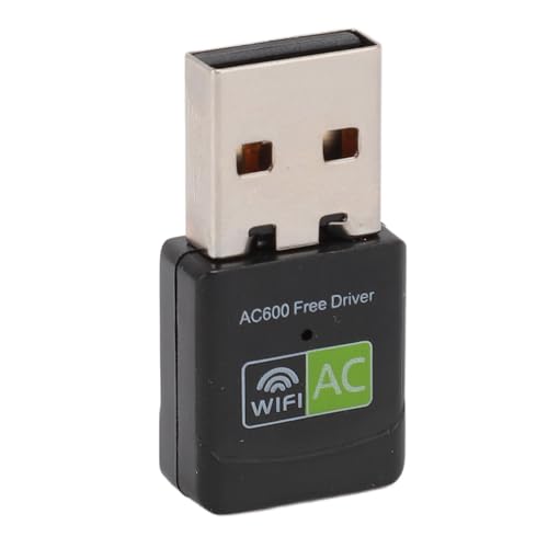 USB-WLAN-Adapter, 600 Mbit/s WLAN-USB-Dualband-5G/2,4G-Wireless-Netzwerkadapter für Desktop-Laptop-PC, Unterstützt AP-Modus, WiFi-Dongle-Wireless-Adapter für Windows von Elprico