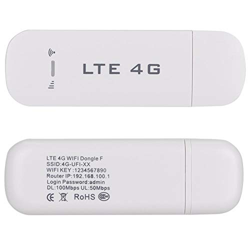 USB WiFi Dongle Adapter, 4G LTE Tragbarer USB Netzwerkadapter Drahtloser WiFi Hotspot Router Modem Stick von Elprico