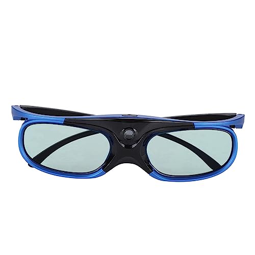 Universelle Active Shutter 3D-Brille, HD-Objektiv, Hohe Transparenz, Großer Betrachtungswinkel, Wiederaufladbarer Akku, Entwickelt für Kurzsichtige Menschen von Elprico