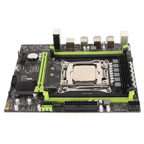 X99 P4 Motherboard, Computer-Mainboard mit E5 2680V3 CPU, 6-Phasen-Netzteil PCIE X16, NVME M.2, SATA 2.0/3.0, USB 2.0/3.0, Gaming-Desktop-Motherboard für PC von Elprico