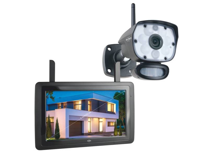 Elro Outdoor-Kamera (WLAN (Wi-Fi), IP Überwachungskamera mit Live-Übertragung auf Handy Bewegungsmelder) von Elro