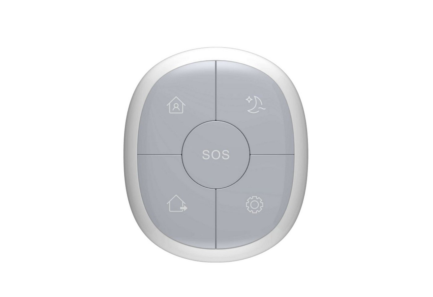 Elro SF40RE Smart-Home-Fernbedienung (4-in-1, per Knopfdruck zwischen Szenarien des Connects-Systems wechseln) von Elro
