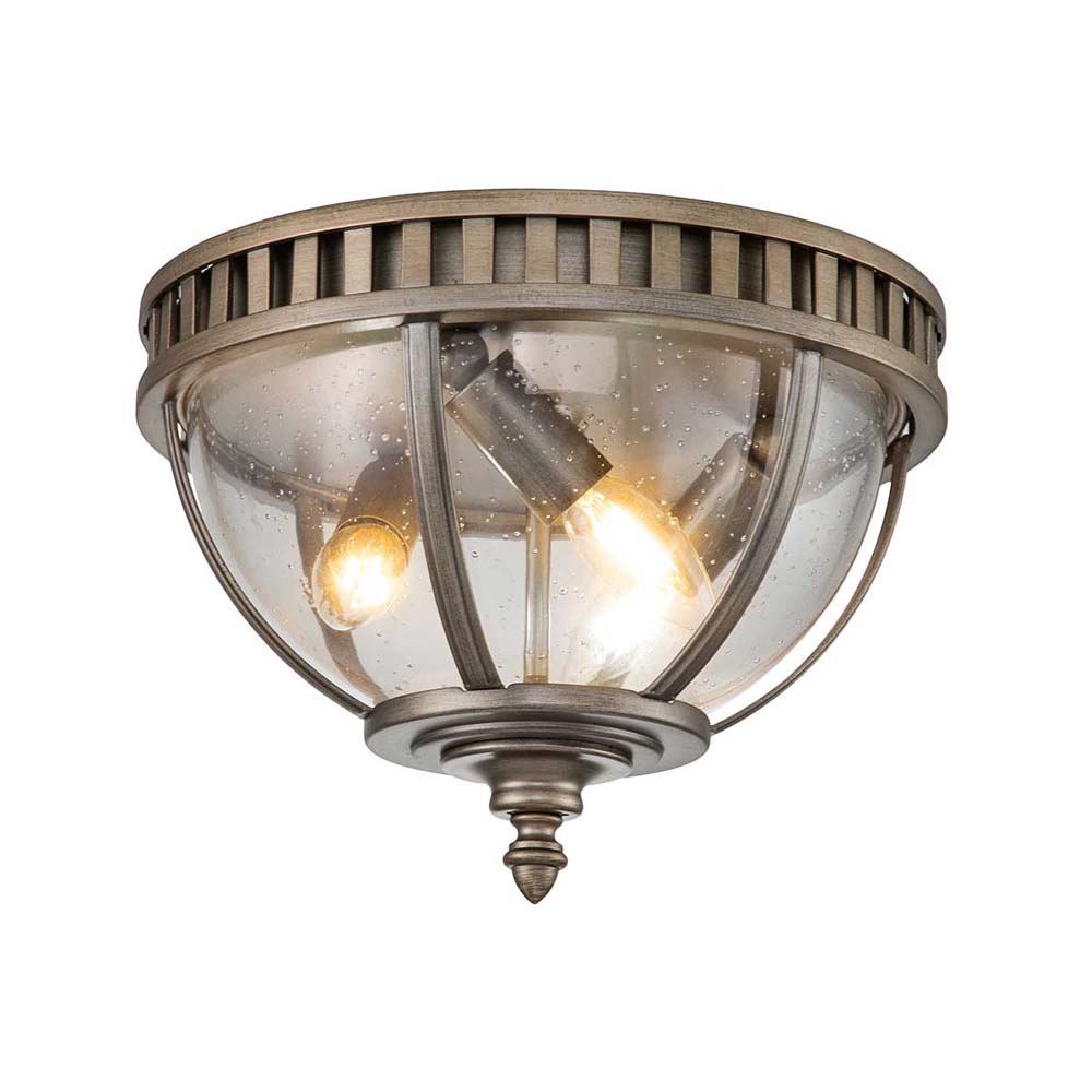 Außen Deckenleuchte, Metall Glas, bronze, D 30,5 cm Außen Deckenleuchte, Metall Glas, bronze, D 30,5 cm von Elstead Lighting