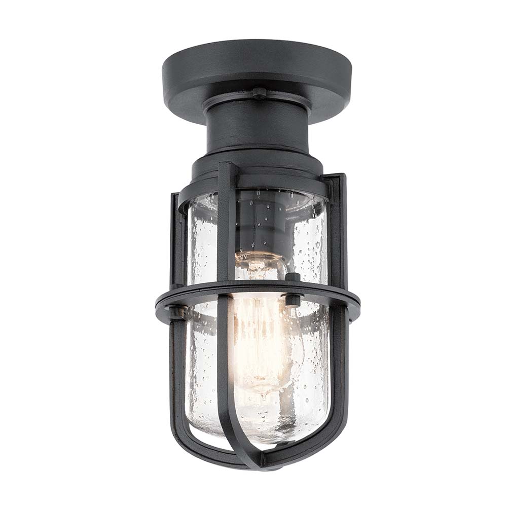 Außenleuchte, Deckenleuchte, Sockellaterne, Schwarz, H 27,8 cm Außenleuchte, Deckenleuchte, Sockellaterne, Schwarz, H 27,8 cm von Elstead Lighting